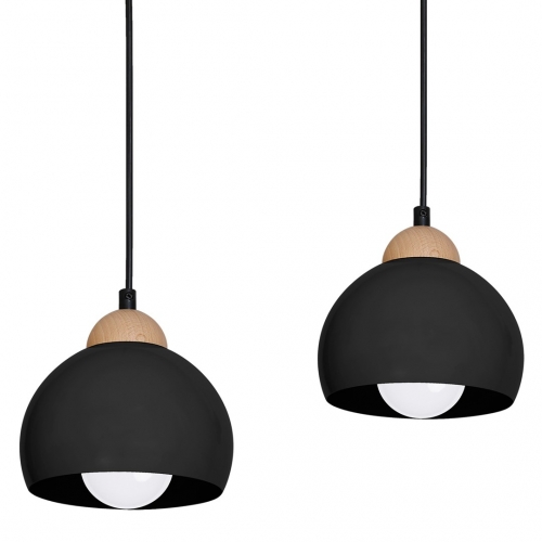 Lampa wisząca DAMA BLACK 3xE27