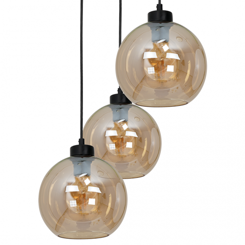 Lampa wisząca SOFIA AMBER 3xE27