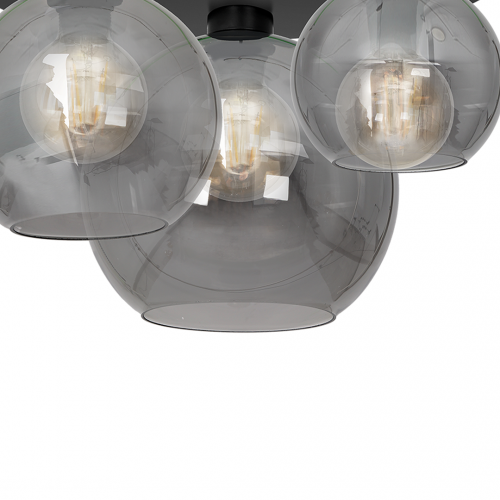 Lampa sufitowa SOFIA SMOKED 3xE27