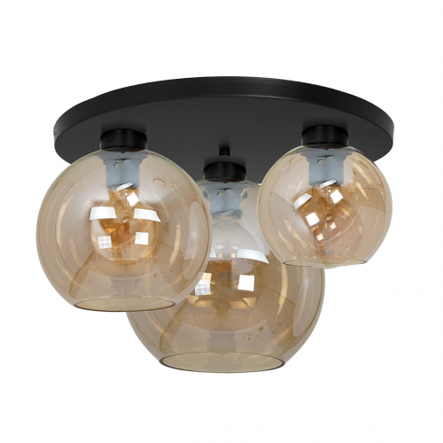 Lampa sufitowa SOFIA AMBER 3xE27