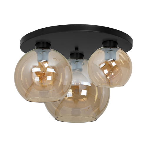 Lampa sufitowa SOFIA AMBER 3xE27