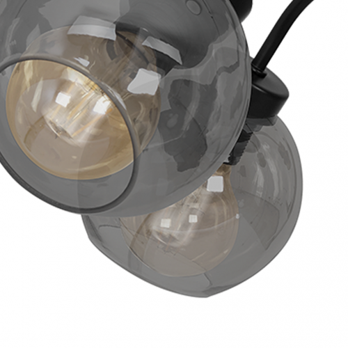 Lampa sufitowa SOFIA SMOKED 5xE27