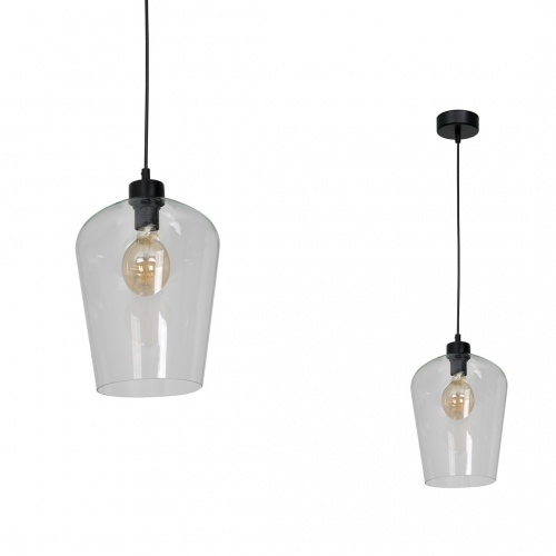 Lampa wisząca SANTIAGO CLEAR 1xE27