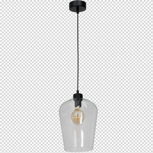 Lampa wisząca SANTIAGO CLEAR 1xE27