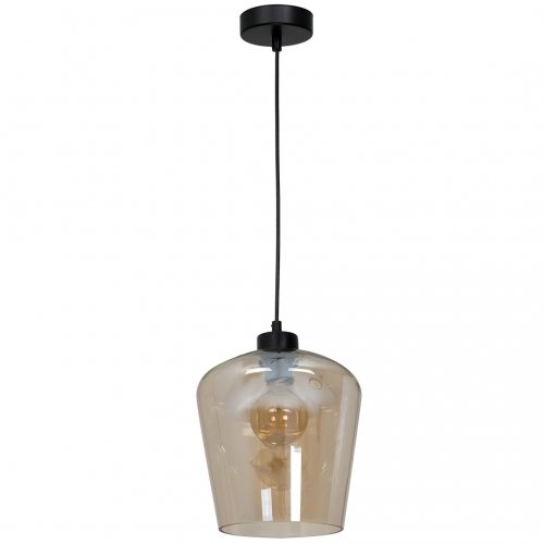 Lampa wisząca SANTIAGO AMBER 1xE27