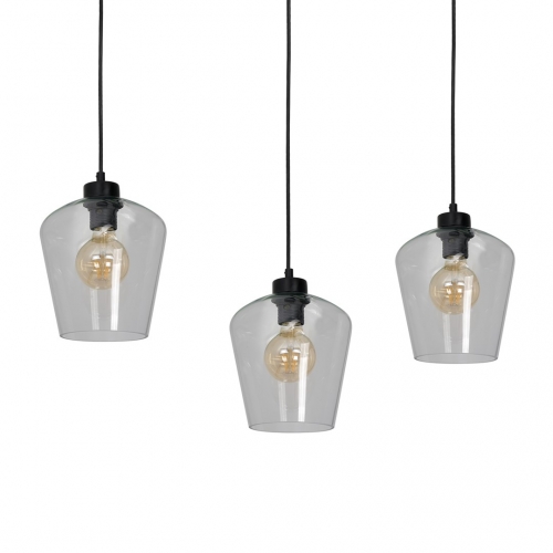 Lampa wisząca SANTIAGO CLEAR 3xE27