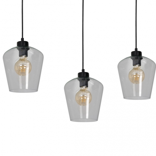 Lampa wisząca SANTIAGO CLEAR 3xE27