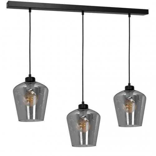 Lampa wisząca SANTIAGO SMOKED 3xE27