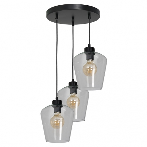 Lampa wisząca SANTIAGO CLEAR 3xE27