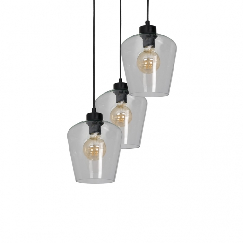 Lampa wisząca SANTIAGO CLEAR 3xE27