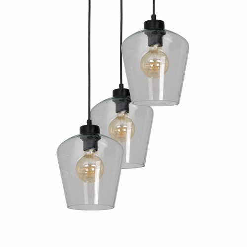 Lampa wisząca SANTIAGO CLEAR 3xE27