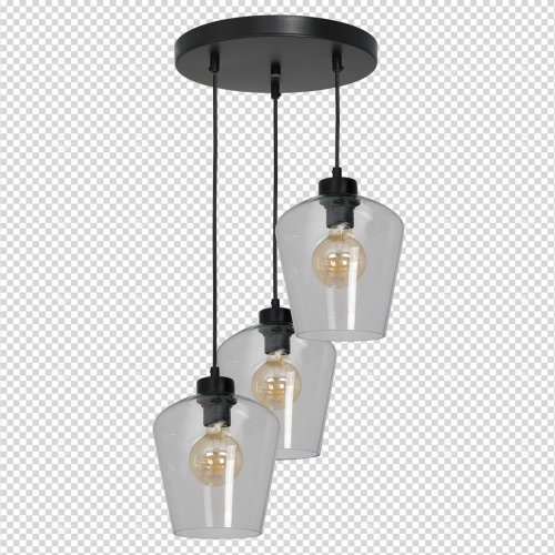 Lampa wisząca SANTIAGO CLEAR 3xE27