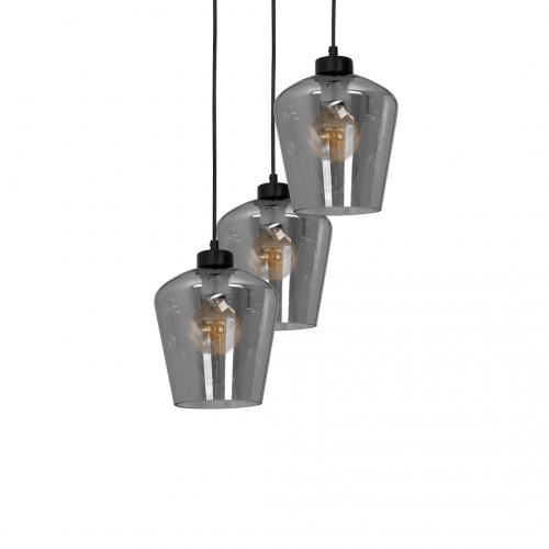 Lampa wisząca SANTIAGO SMOKED 3xE27