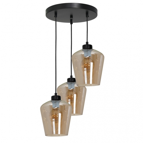 Lampa wisząca SANTIAGO AMBER 3xE27