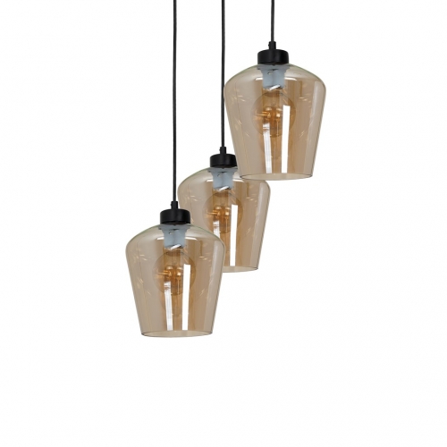 Lampa wisząca SANTIAGO AMBER 3xE27