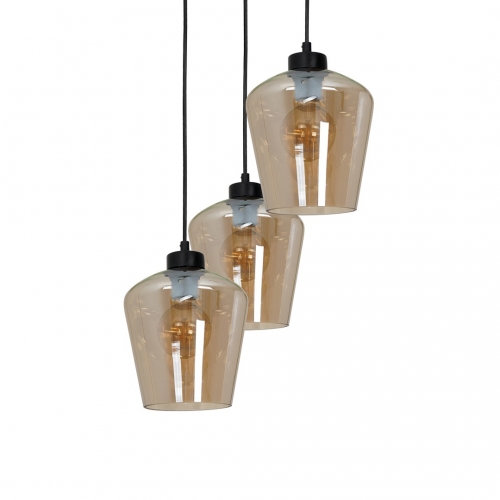 Lampa wisząca SANTIAGO AMBER 3xE27