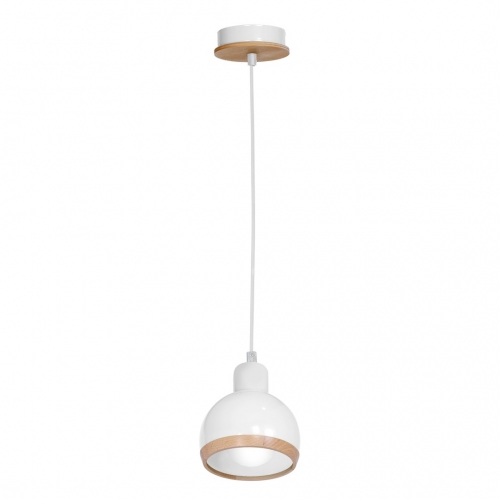 Lampa wisząca OVAL WHITE 1xE27