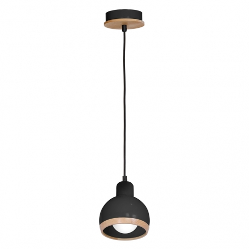 Lampa wisząca OVAL BLACK 1xE27