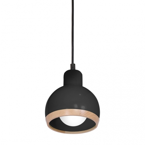 Lampa wisząca OVAL BLACK 1xE27