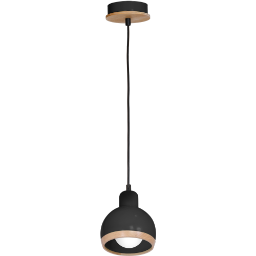 Lampa wisząca OVAL BLACK 1xE27