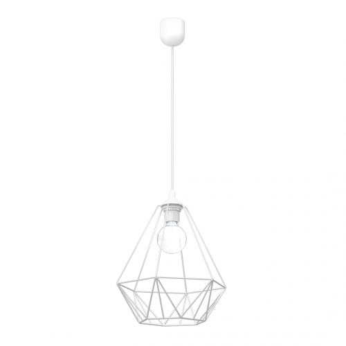 Lampa wisząca BASKET WHITE 1xE27