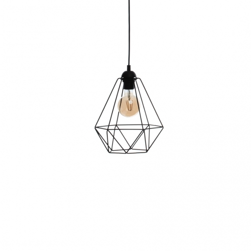 Lampa wisząca BASKET BLACK 3xE27