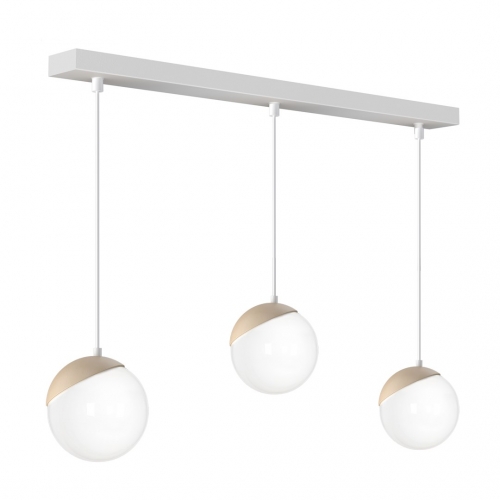 Lampa wisząca SFERA WOOD 3xE14