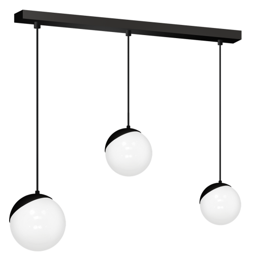 Lampa wisząca SFERA BLACK 3xE14