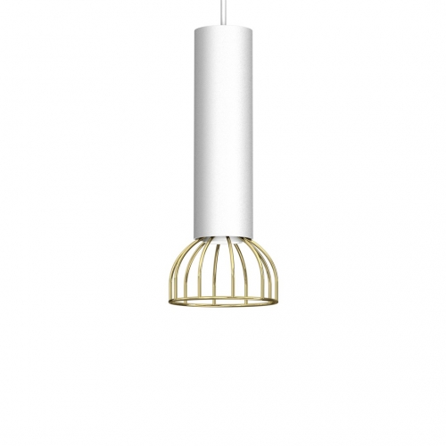 Lampa wisząca DANTE White/Gold 1x mini GU10