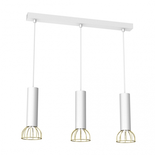 Lampa wisząca DANTE White/Gold 3x mini GU10