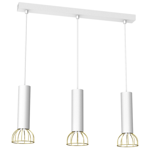 Lampa wisząca DANTE White/Gold 3x mini GU10