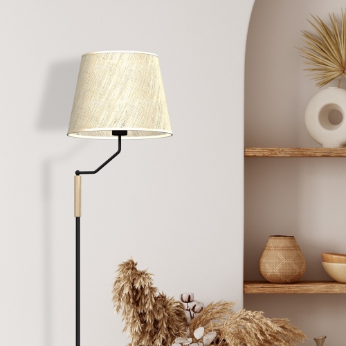 Lampa stojąca ETNA Black 1xE27