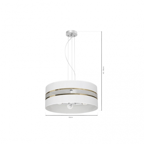 Lampa Wisząca ULTIMO WHITE 3xE27