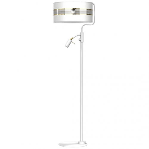 Lampa Podłogowa ULTIMO WHITE 1xE27 + 1xmini GU10