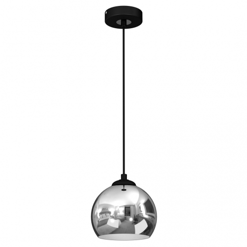 Lampa wisząca TORO BLACK / CHROME 1xE27