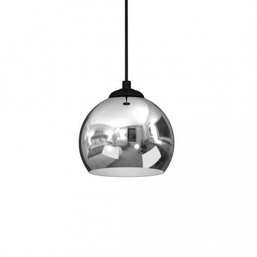 Lampa wisząca TORO BLACK / CHROME 1xE27