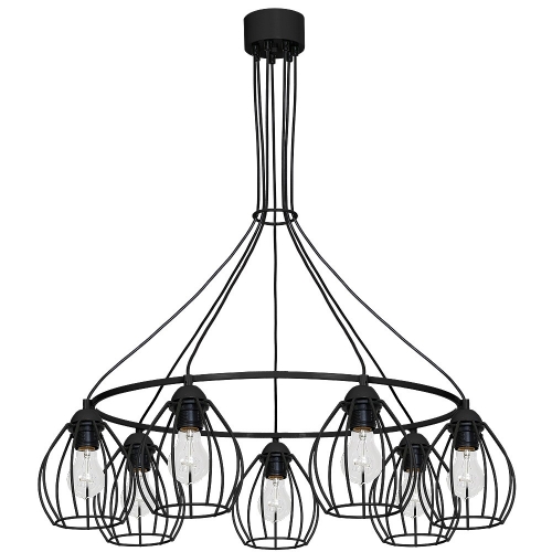 Lampa Wisząca DON BLACK 7xE27