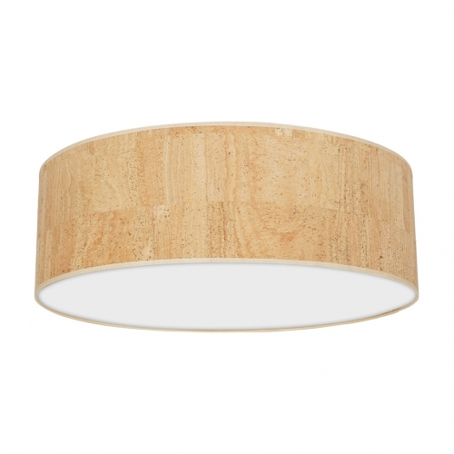 Lampa sufitowa CORK White/Cork 3xE27  Ø60cm