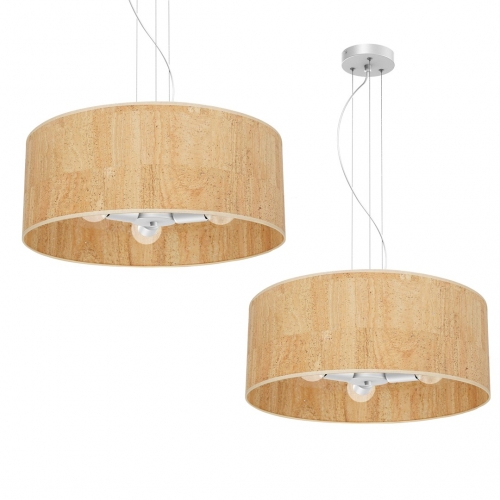 Lampa wisząca CORK White/Cork 3xE27