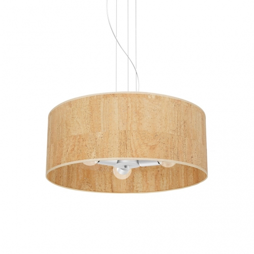 Lampa wisząca CORK White/Cork 3xE27