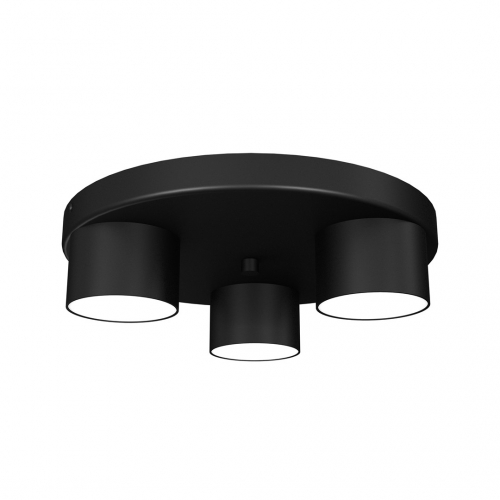 Lampa sufitowa DIXIE Black  3xGX53