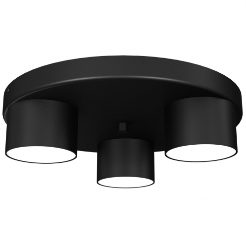 Lampa sufitowa DIXIE Black  3xGX53