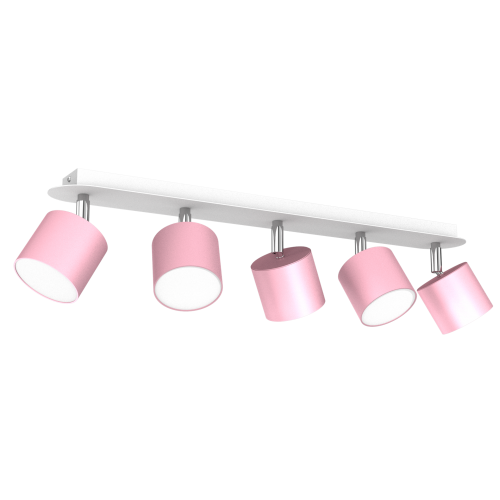 Lampa sufitowa DIXIE PINK 5xGX53