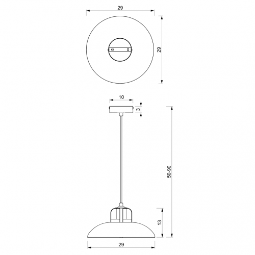 Lampa wisząca FELIX WHITE/GOLD 1xE27