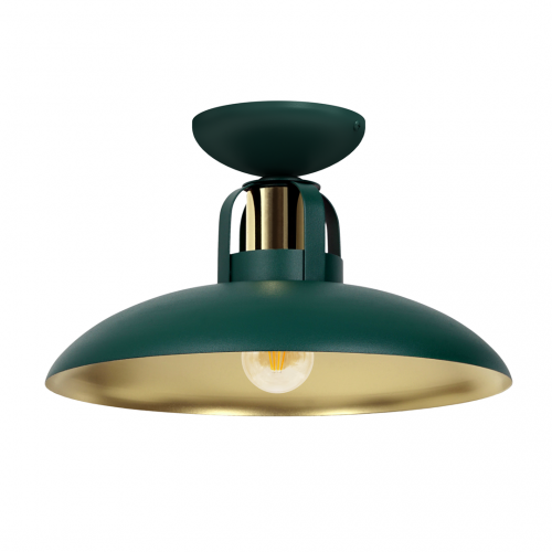 Lampa sufitowa FELIX GREEN/GOLD 1xE27