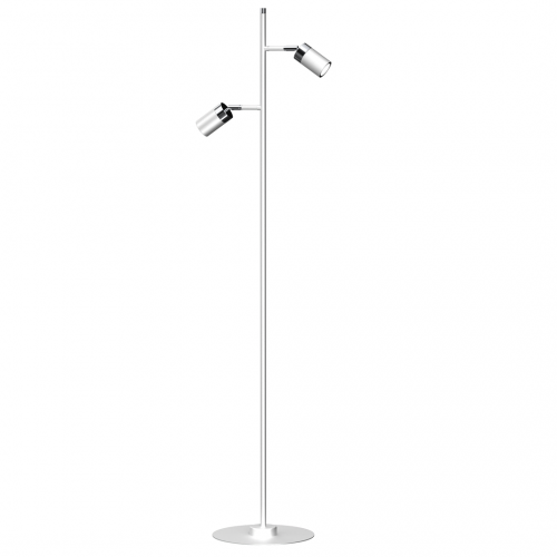 Lampa podłogowa JOKER WHITE/CHROME 2xGU10