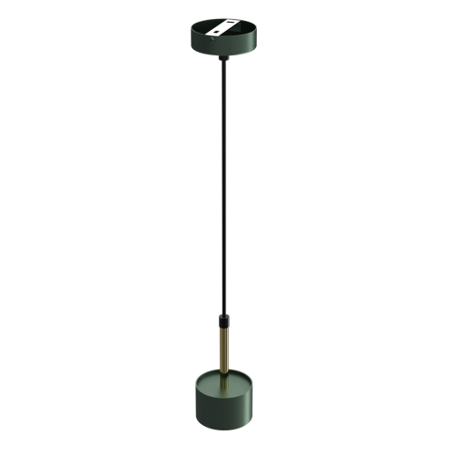 Lampa wisząca ARENA GREEN/GOLD 1xGX53