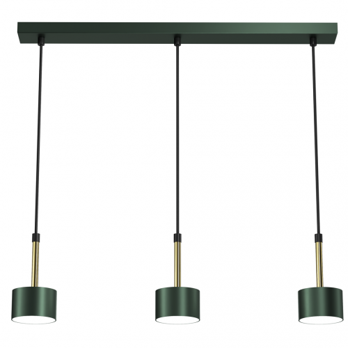 Lampa wisząca ARENA GREEN/GOLD 3xGX53