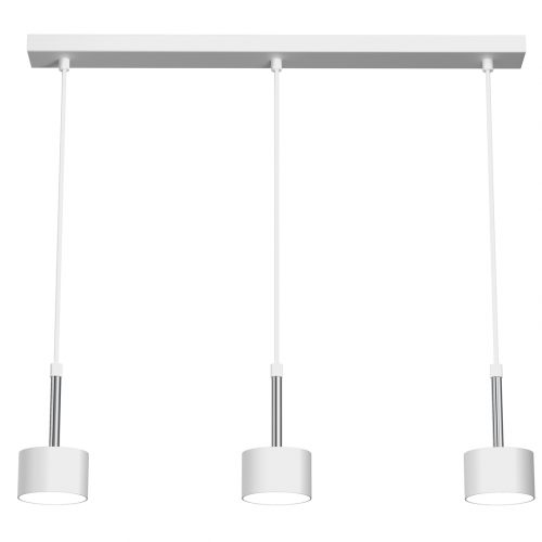 Lampa wisząca ARENA WHITE/SILVER 3xGX53