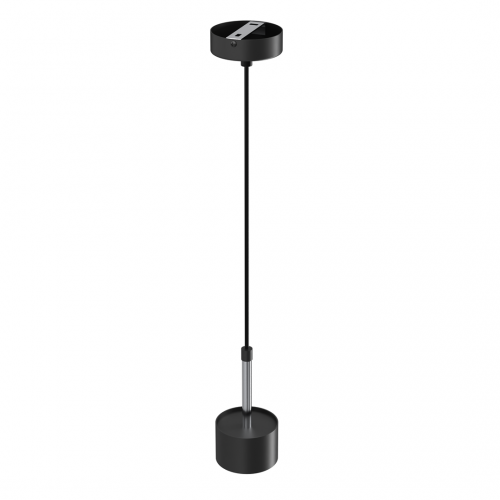 Lampa wisząca ARENA BLACK/SILVER 1xGX53